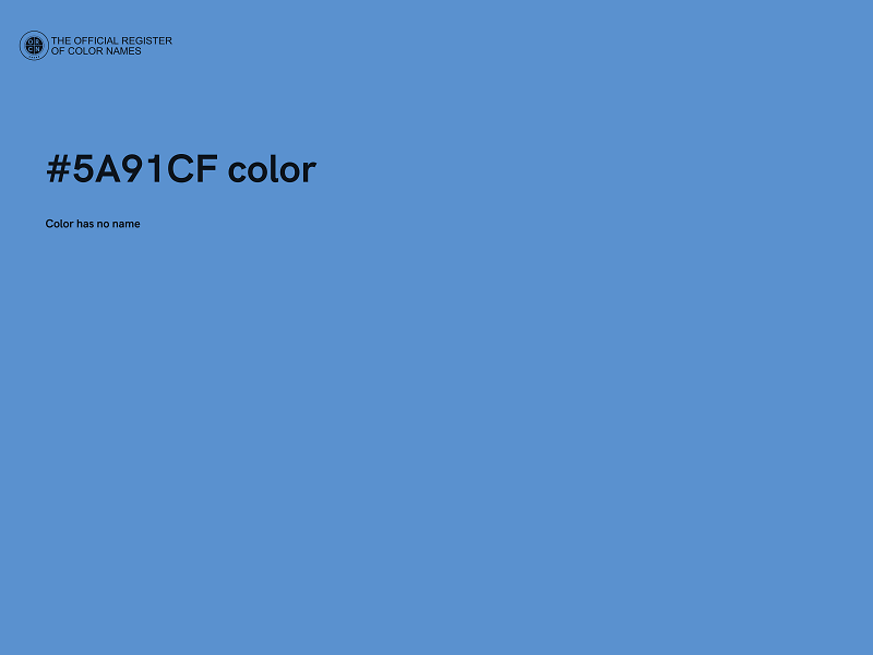 #5A91CF color image