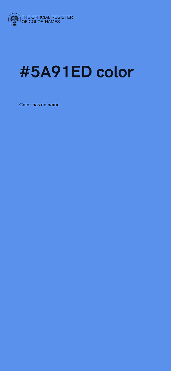 #5A91ED color image