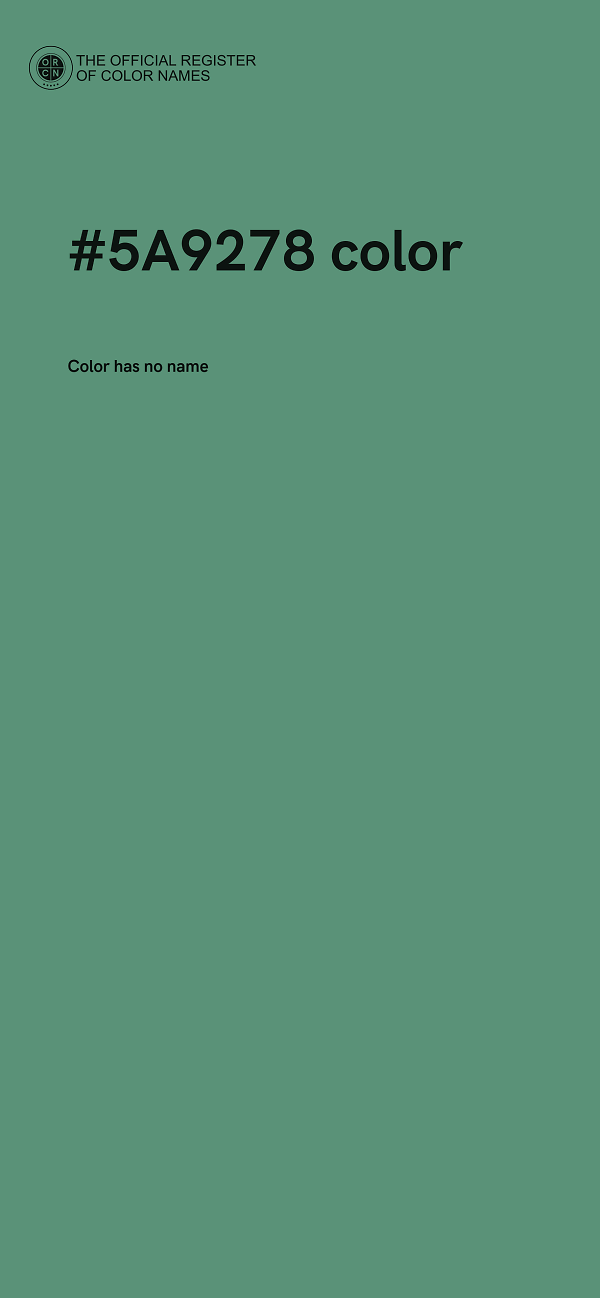 #5A9278 color image