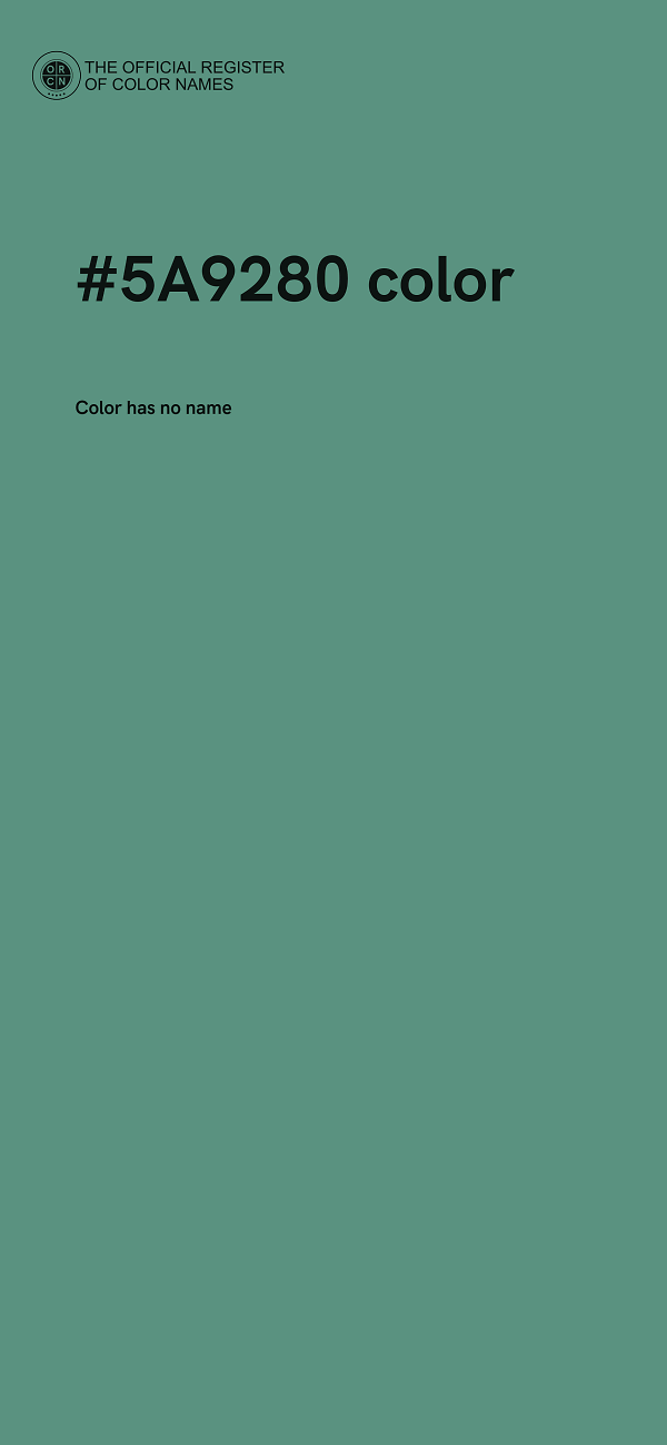 #5A9280 color image