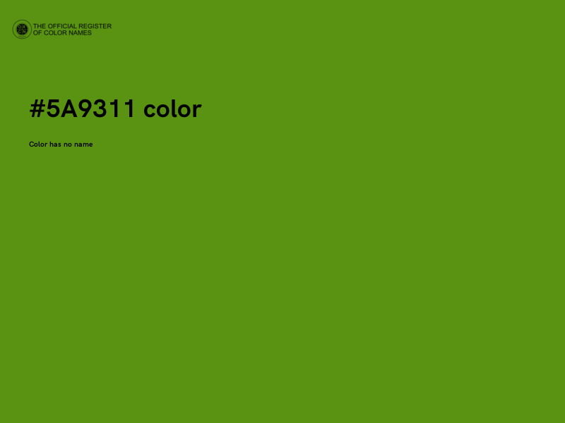 #5A9311 color image