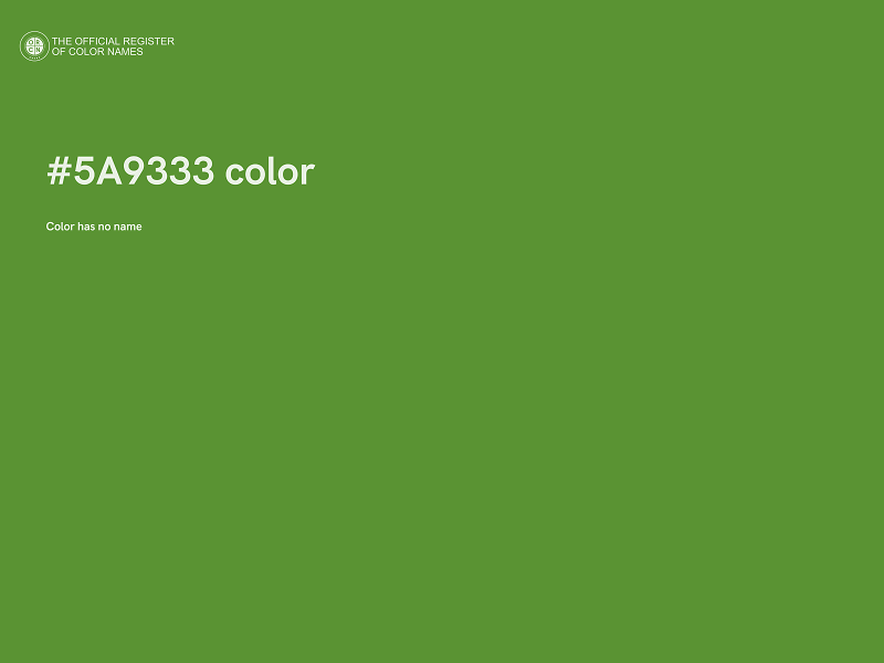 #5A9333 color image