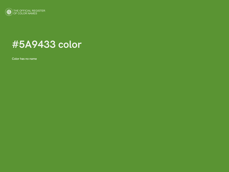 #5A9433 color image