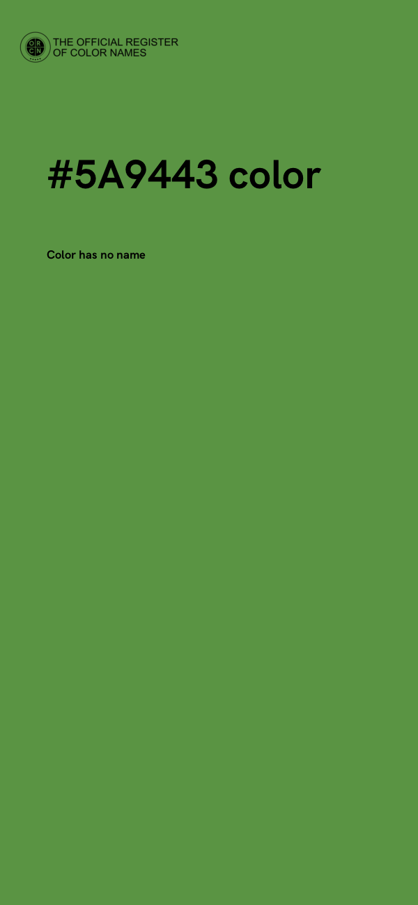 #5A9443 color image