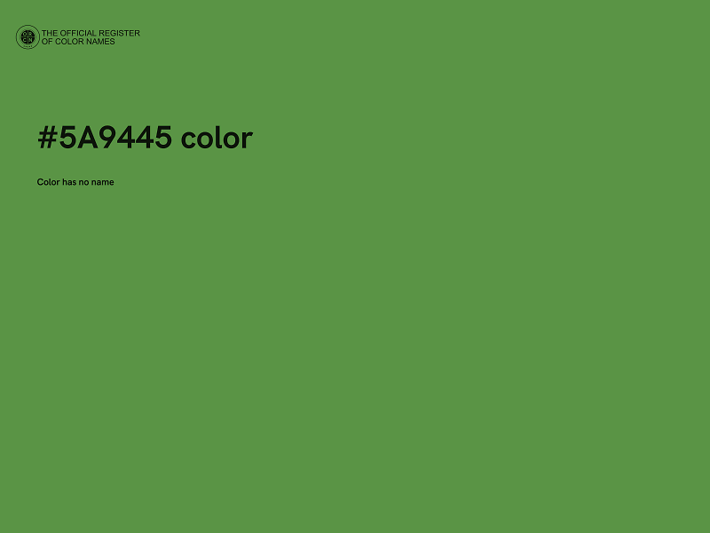 #5A9445 color image