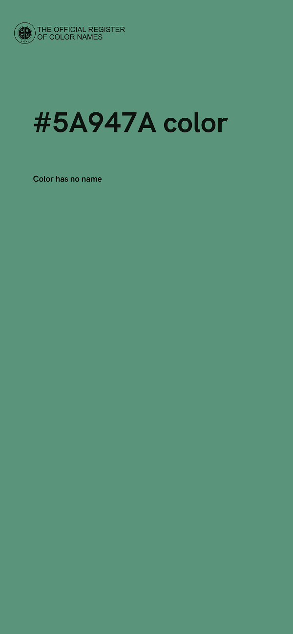 #5A947A color image