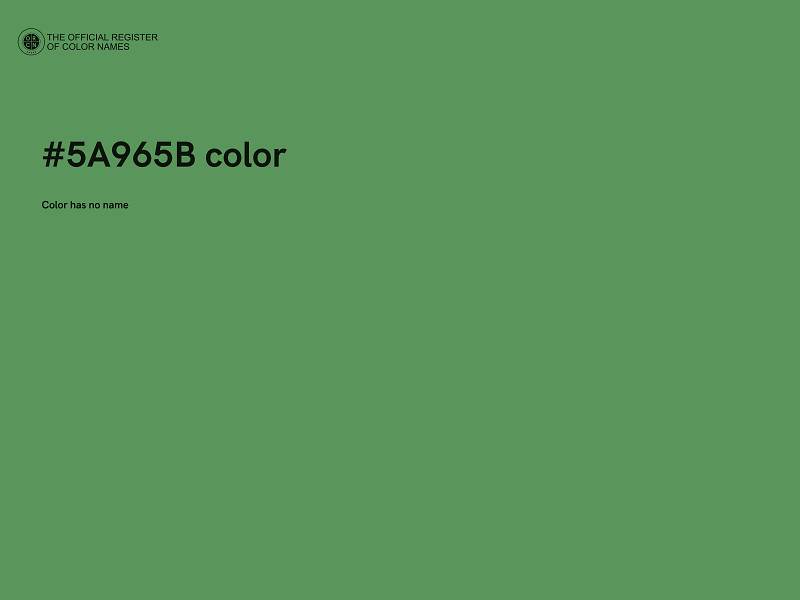 #5A965B color image