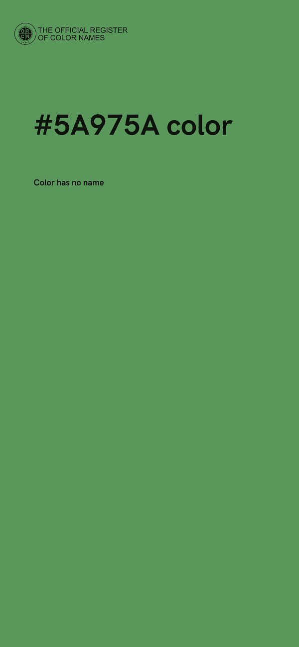 #5A975A color image