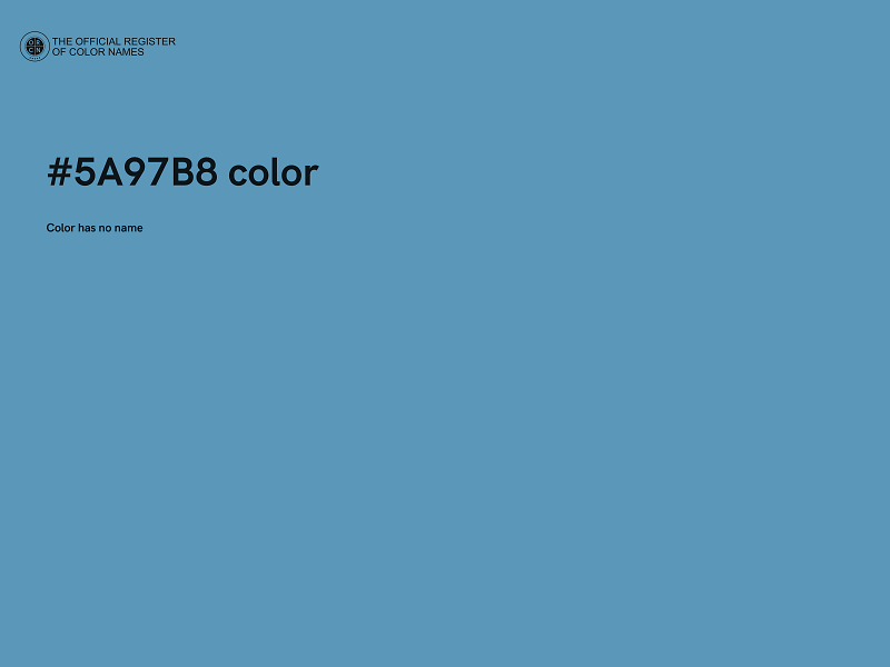 #5A97B8 color image