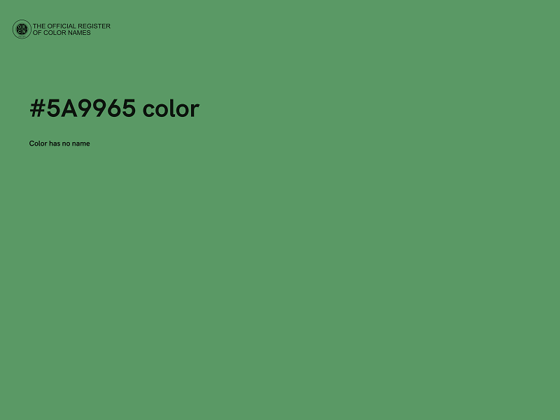 #5A9965 color image