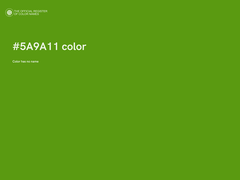 #5A9A11 color image