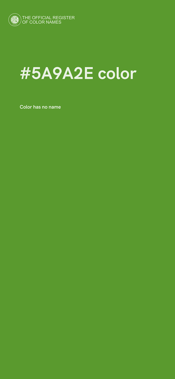 #5A9A2E color image