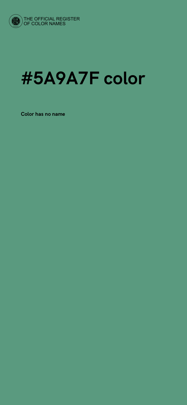 #5A9A7F color image