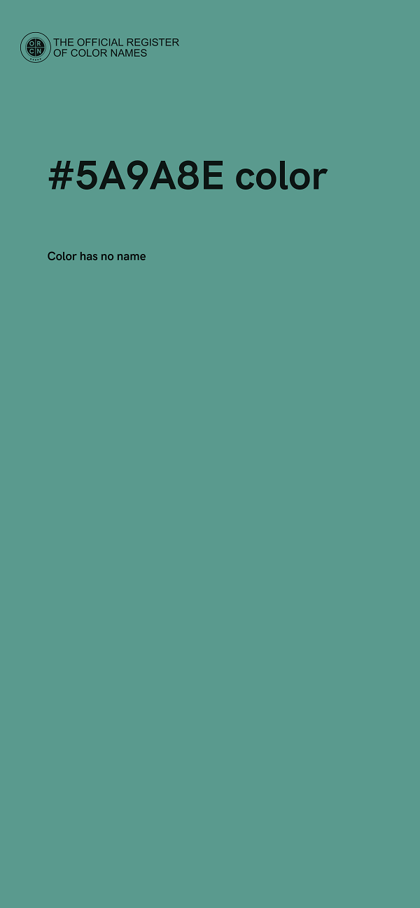#5A9A8E color image