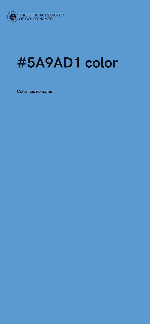#5A9AD1 color image