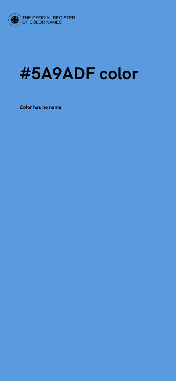 #5A9ADF color image
