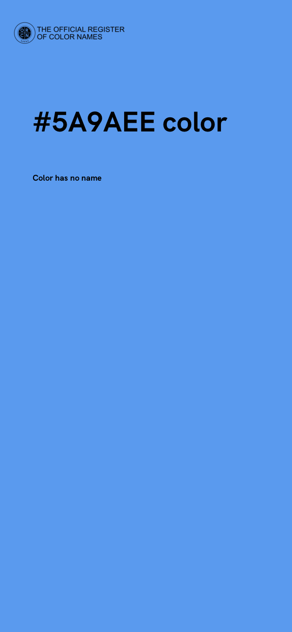#5A9AEE color image