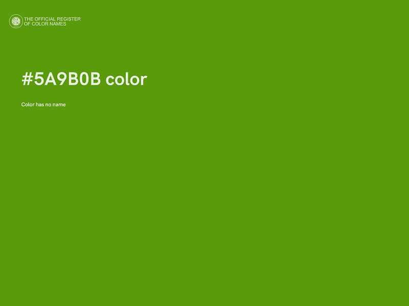 #5A9B0B color image