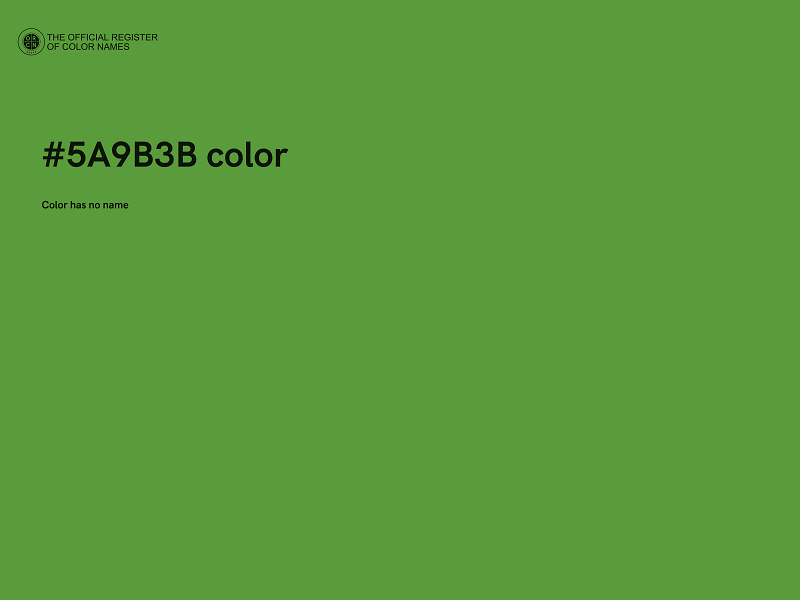 #5A9B3B color image