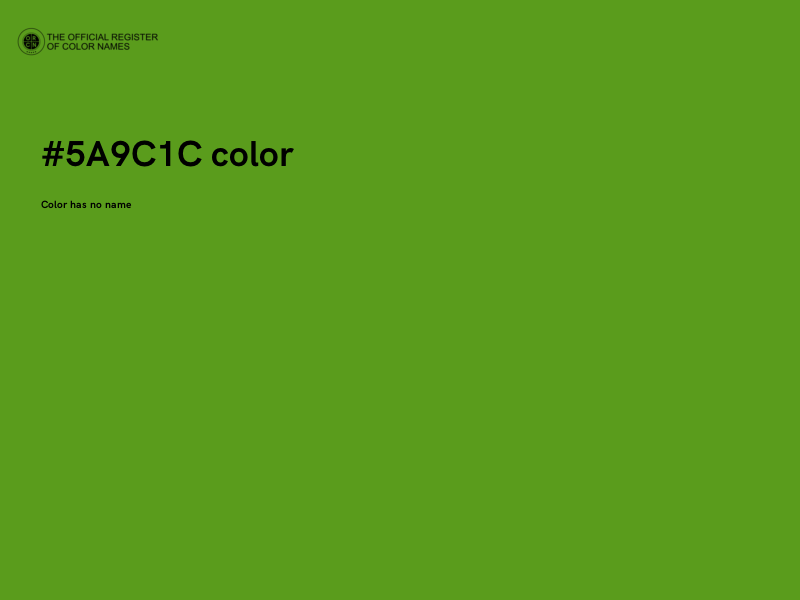 #5A9C1C color image