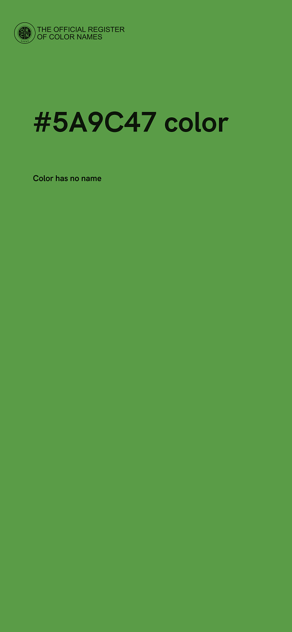 #5A9C47 color image