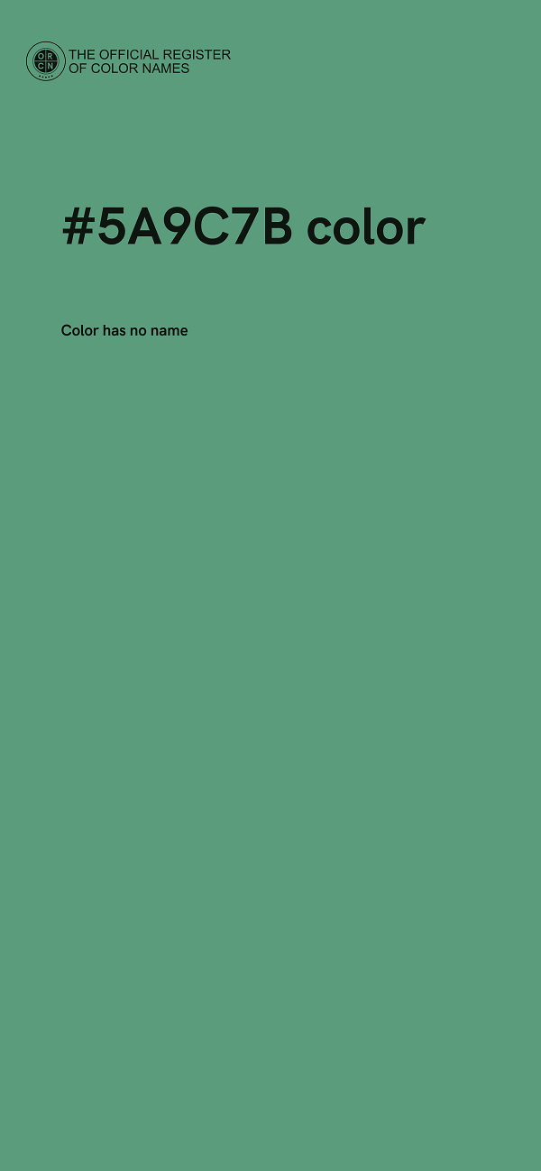 #5A9C7B color image