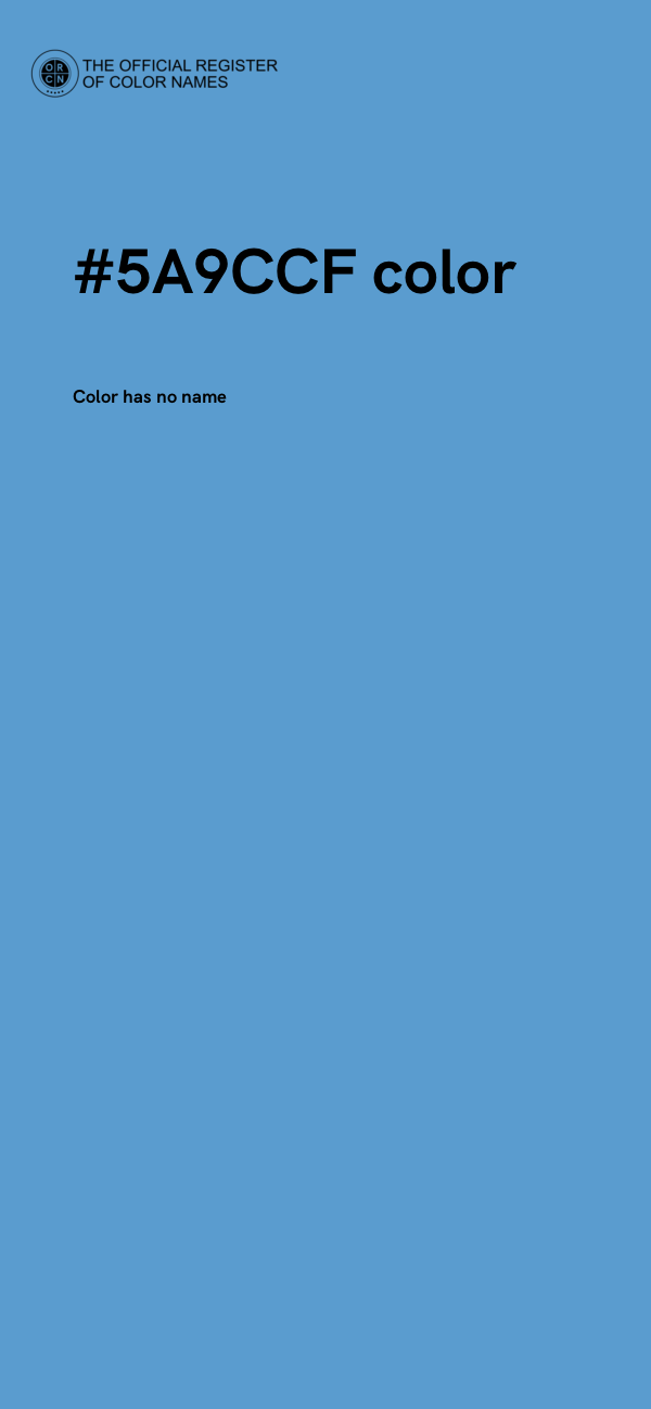 #5A9CCF color image