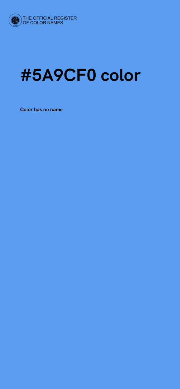 #5A9CF0 color image