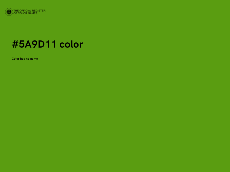 #5A9D11 color image