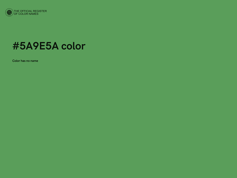 #5A9E5A color image