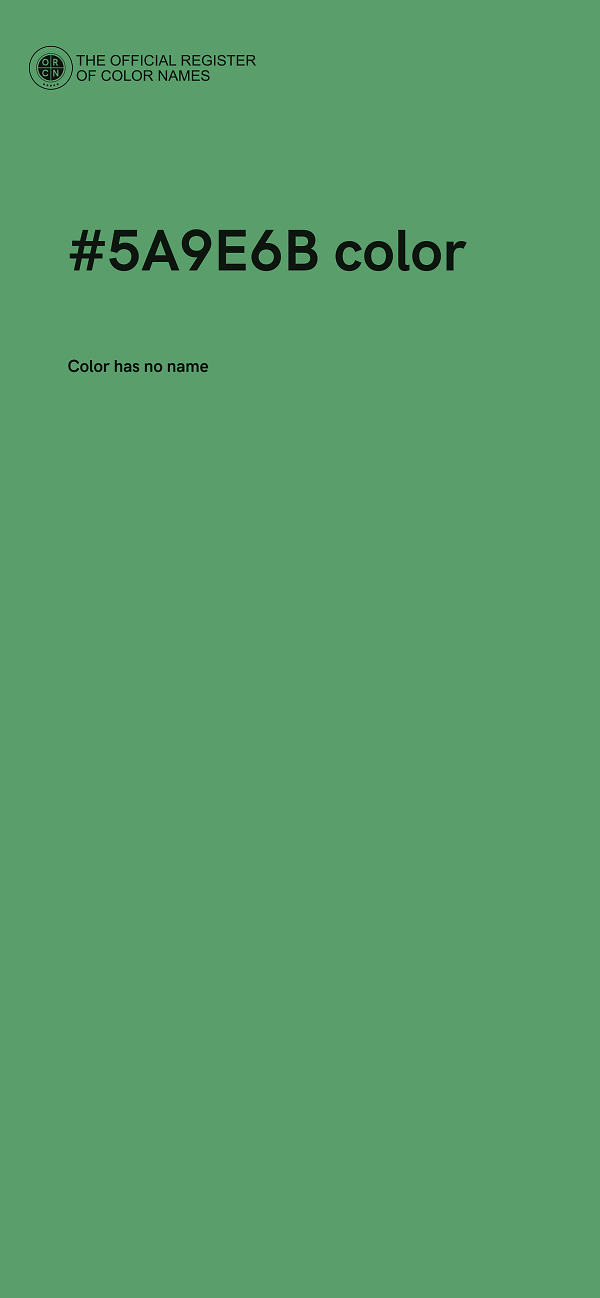 #5A9E6B color image