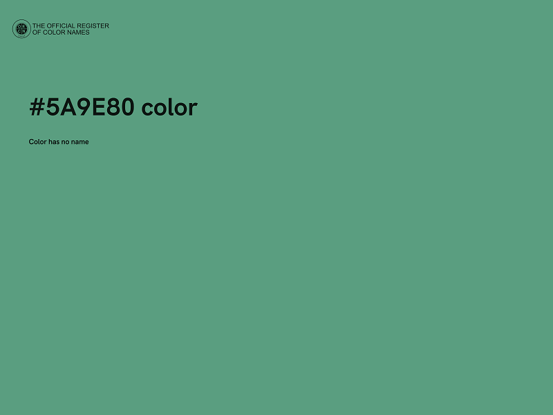 #5A9E80 color image