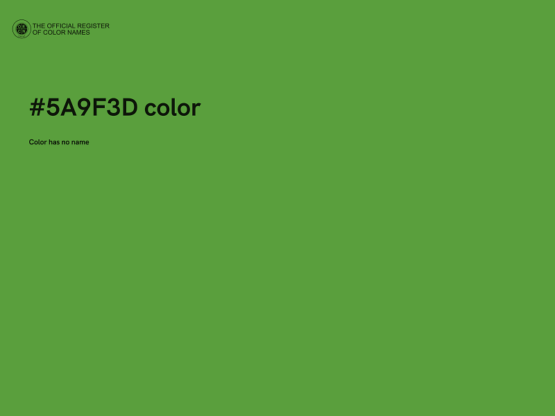 #5A9F3D color image