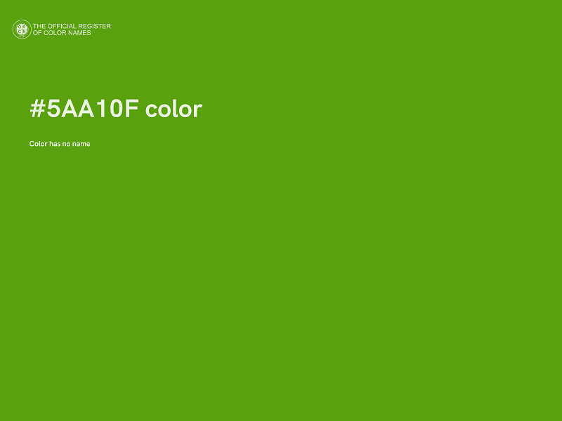 #5AA10F color image