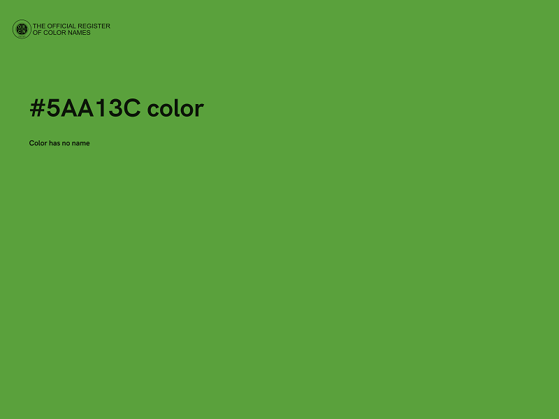 #5AA13C color image