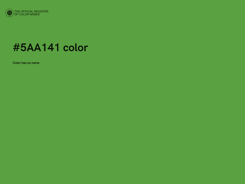 #5AA141 color image