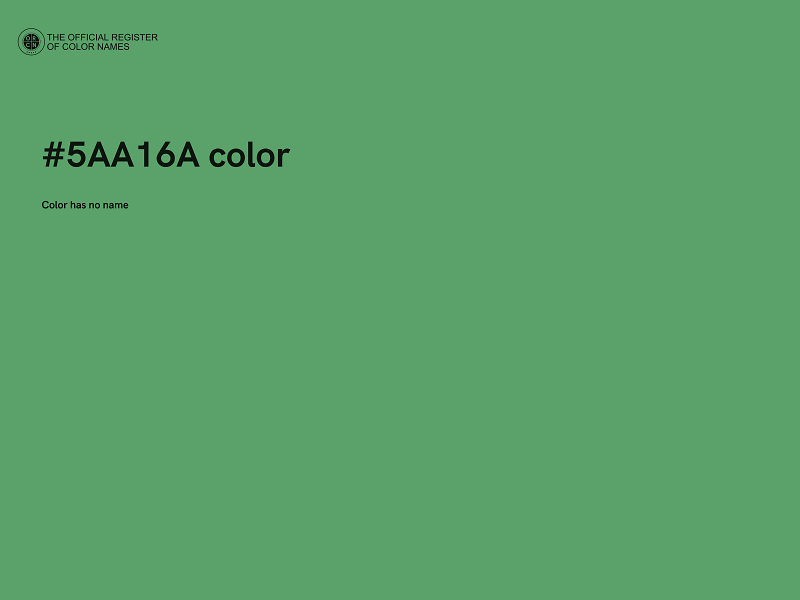 #5AA16A color image