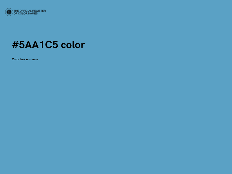 #5AA1C5 color image