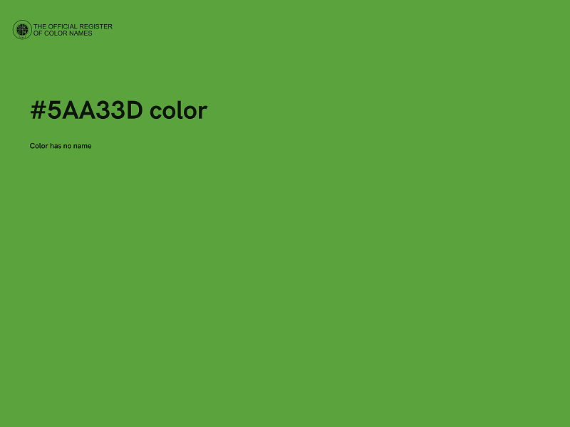 #5AA33D color image