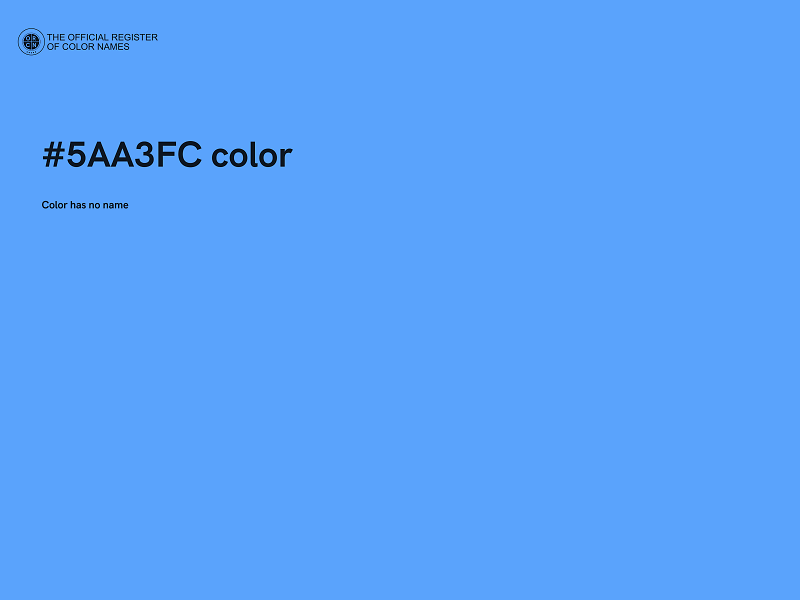 #5AA3FC color image