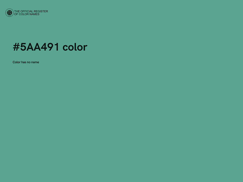 #5AA491 color image