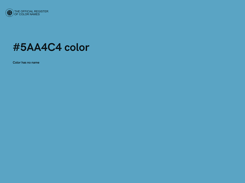 #5AA4C4 color image