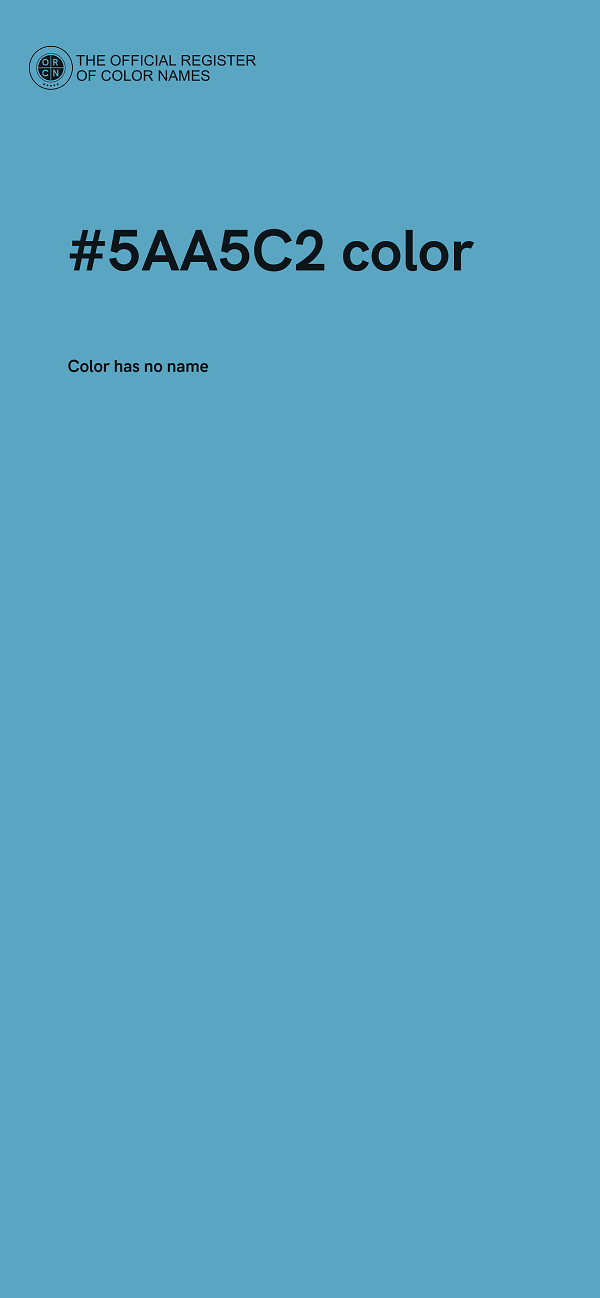 #5AA5C2 color image