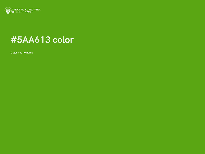 #5AA613 color image