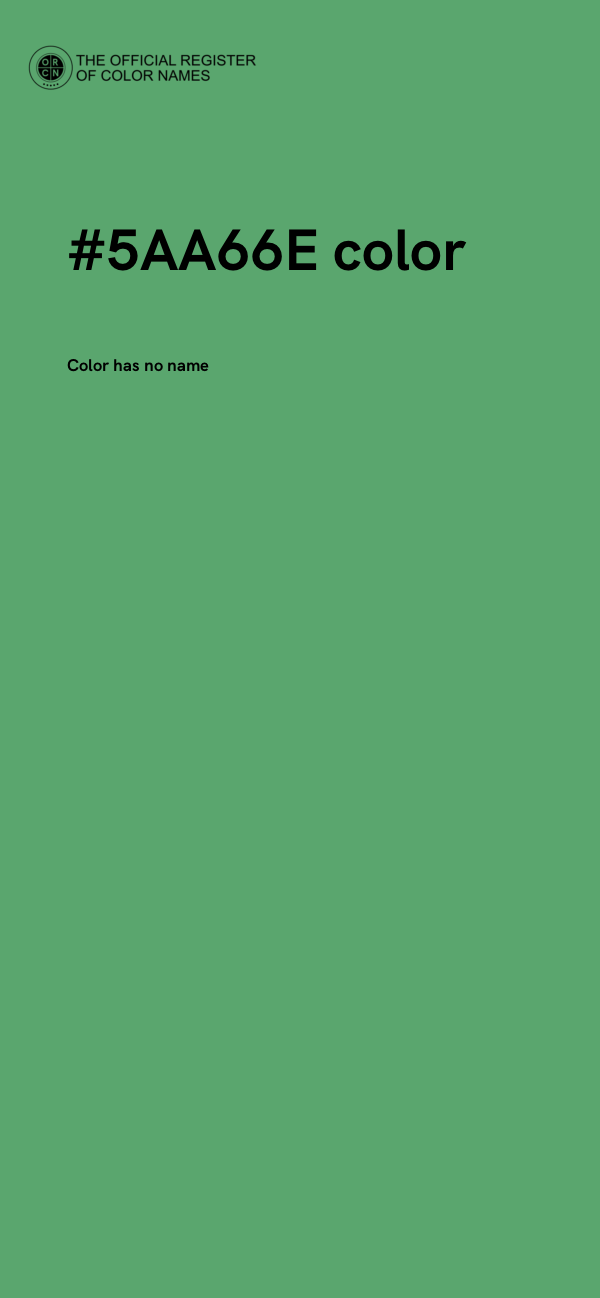 #5AA66E color image