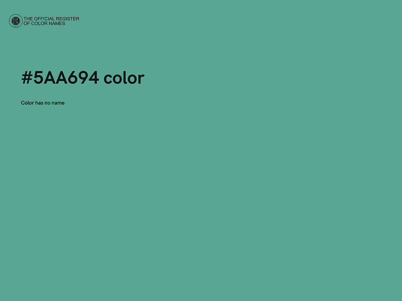#5AA694 color image