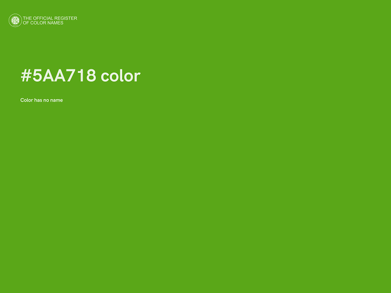 #5AA718 color image