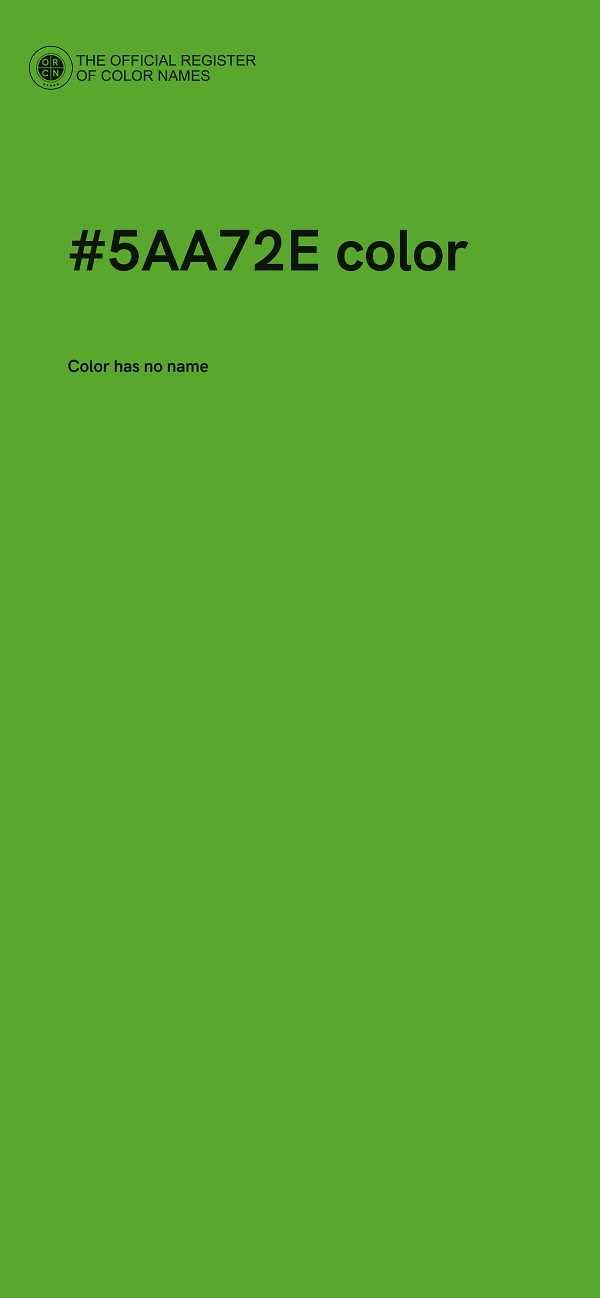 #5AA72E color image