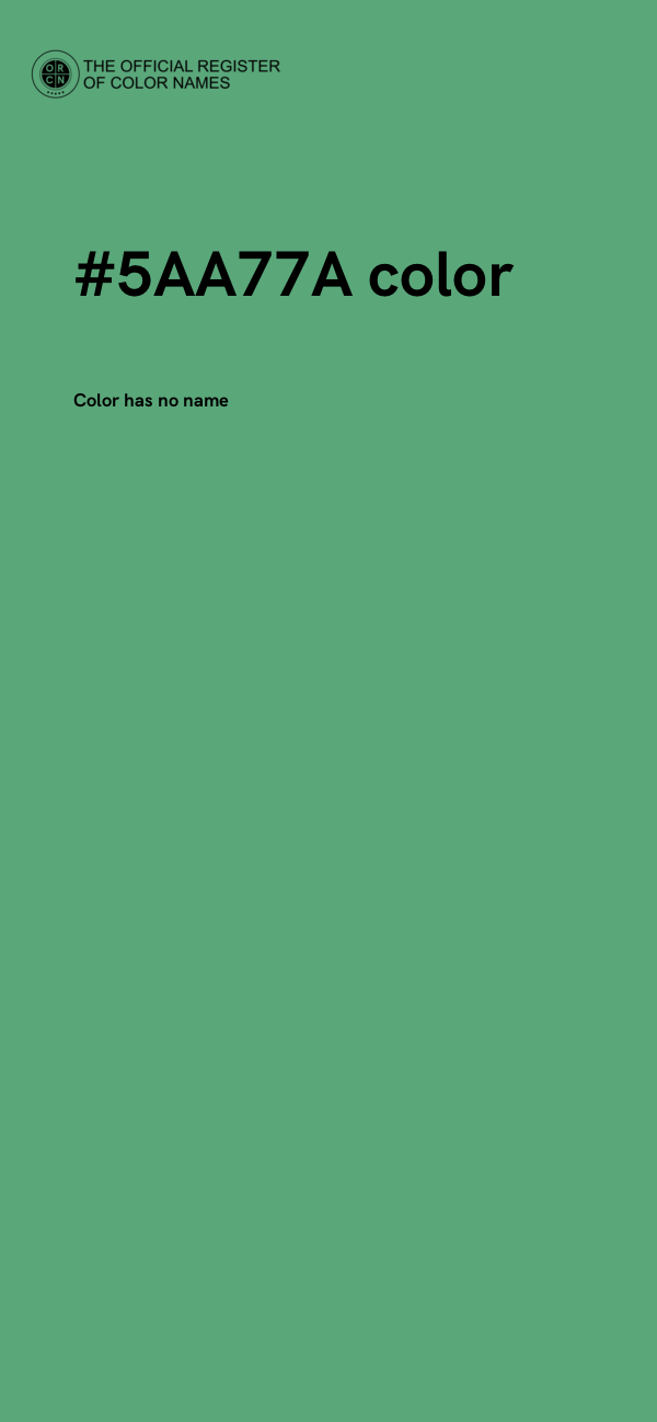 #5AA77A color image
