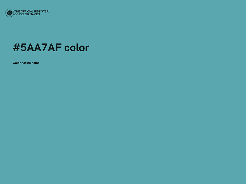 #5AA7AF color image